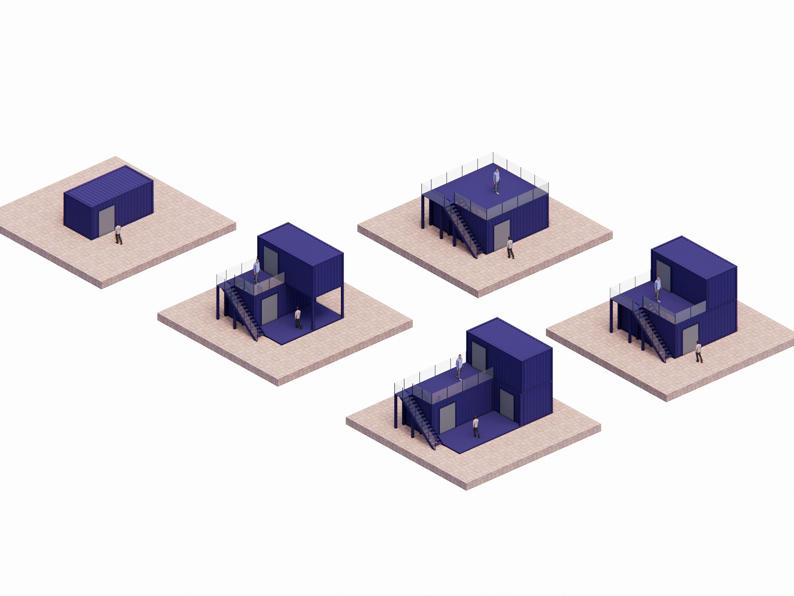 Металлический контейнерный дом MaxForm CONTAINER HOUSE ARCH-00094956 - Вид №6