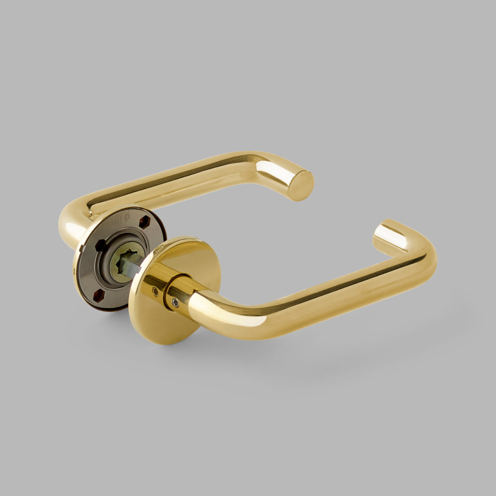 15121601017 Рычажная рукоятка U - латуньd line Knud Holscher 