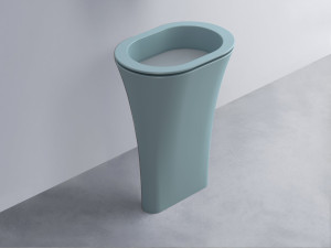 AMLA65-PL+AMPILO-BR+AMCOLO-PL Раковина Amedeo Ovale отдельностоящая cielo Enjoy + Amedeo