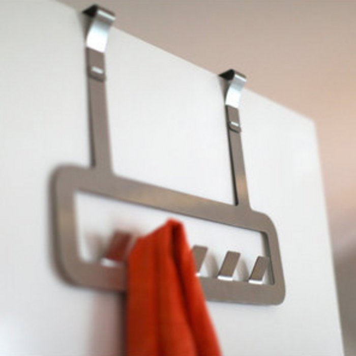 Надверная вешалка 5 крючков smart hook BOSIGN ДИЗАЙНЕРСКИЕ 253755 Металлик  - Вид №1