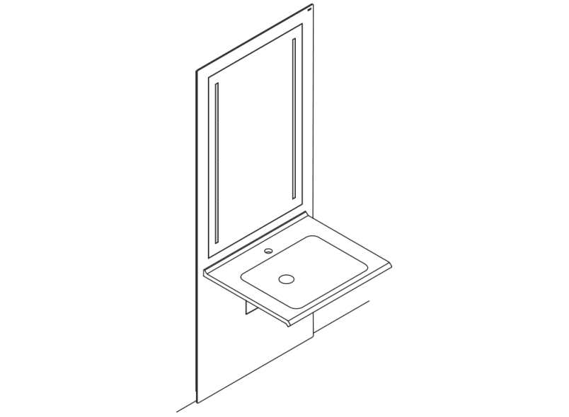 S50.01.912010 Туалетный модуль HEWI S 50 Module  - Вид №2