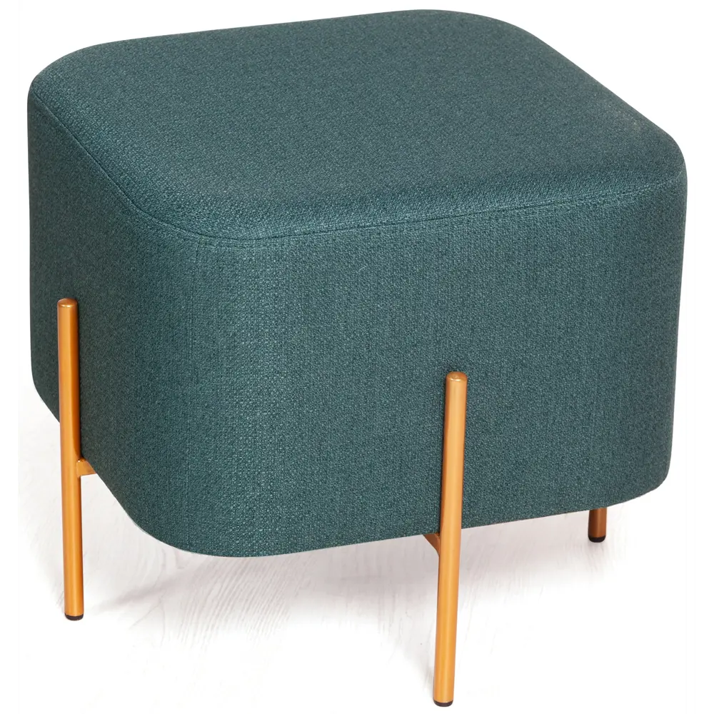 Santreyd Пуф Эрик - компактный табурет с мягким сиденьем в сине-зеленом цвете 86149899 STLM-0066503 - Вид №1