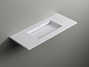 Прямоугольная раковина Corian® с столешницей