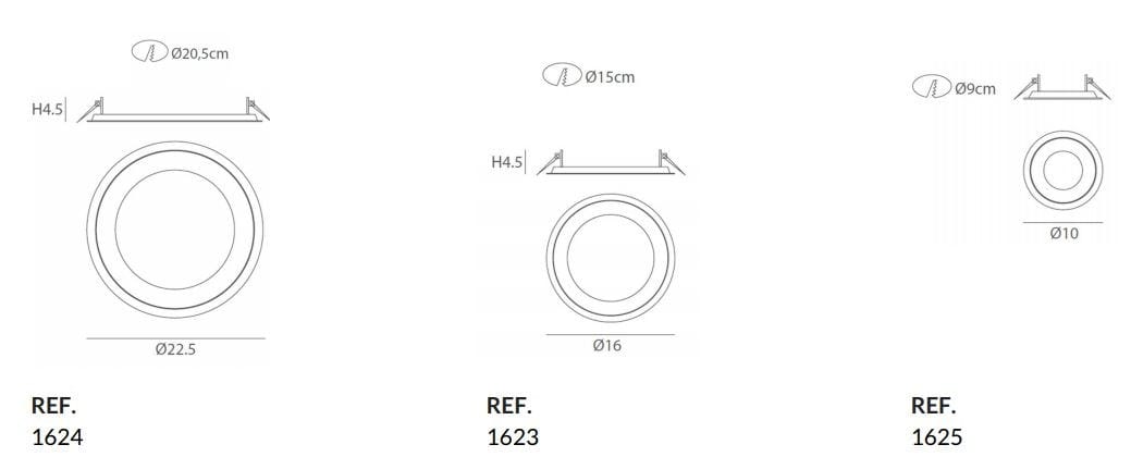 Алюминиевый круглый светодиодный светильник Olé Lighting Halo ARCH-00028720 - Вид №7