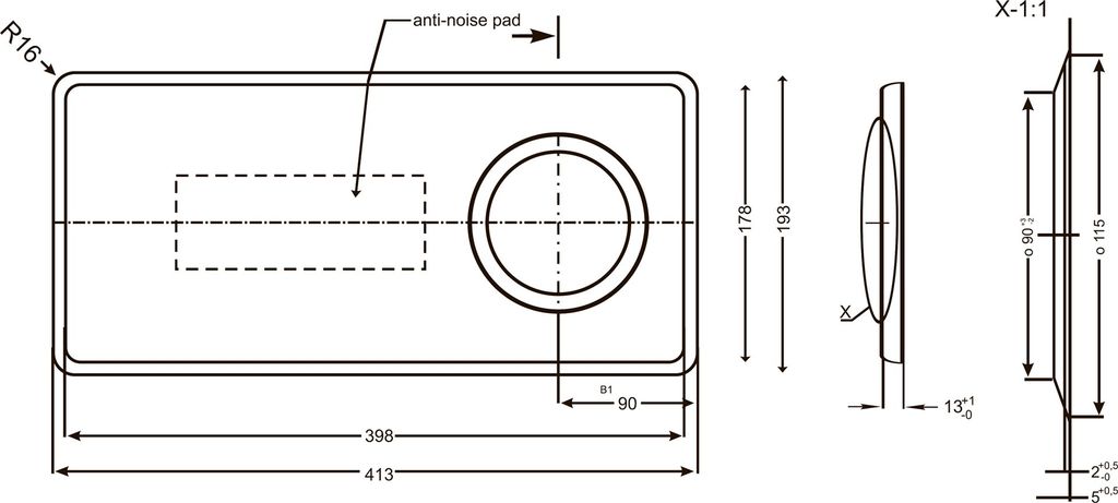 Дно для мойки из акрилового камня Alveus 1099915 Zoom - Вид №2