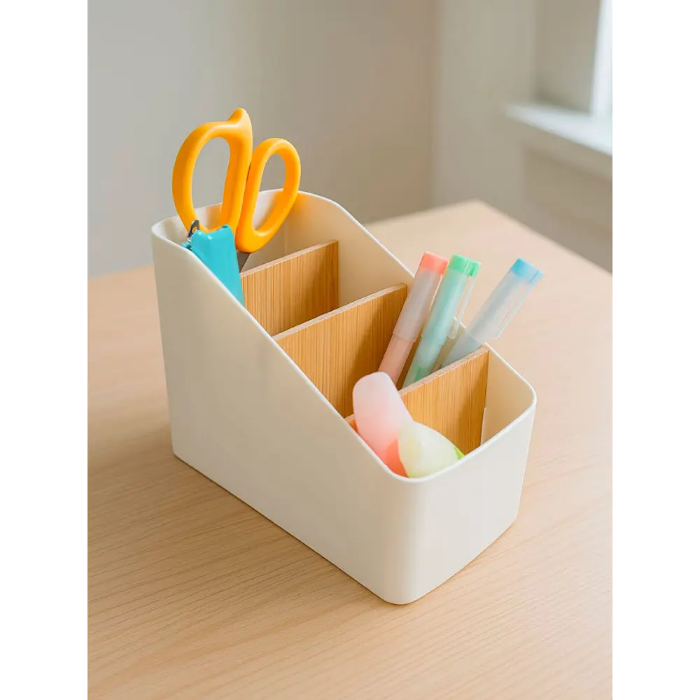 Органайзер лайт пластик/бамбук белый Santreyd STLM-2153500 - Вид №5