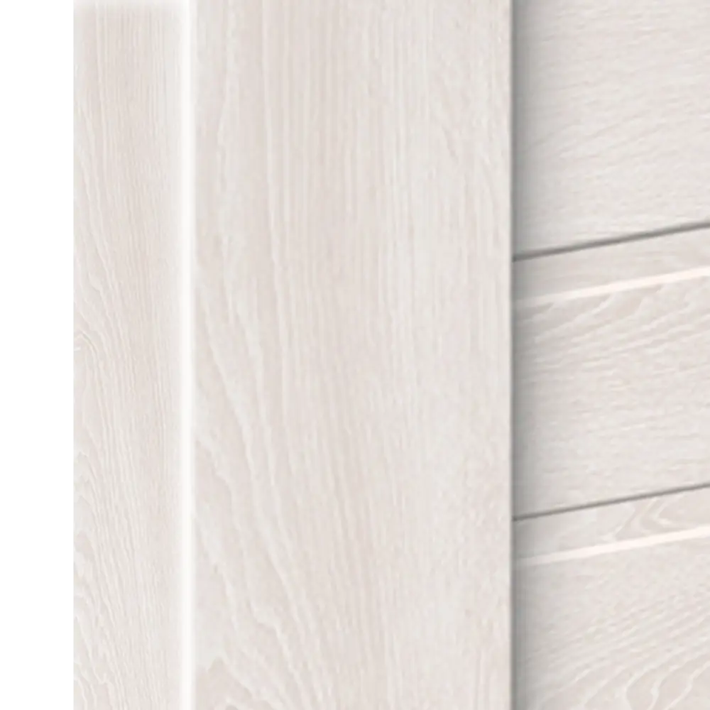 Дверь межкомнатная глухая Лайн 70x200 см Hardflex цвет дуб тернер белый без замка, без петель VELLDORIS STLM-2142376 - Вид №2