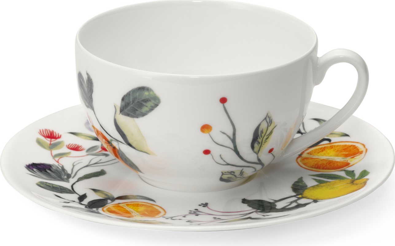 10639905 Dibbern Чашка чайно-кофейная Dibbern "Райский сад" 250мл Фарфор 
