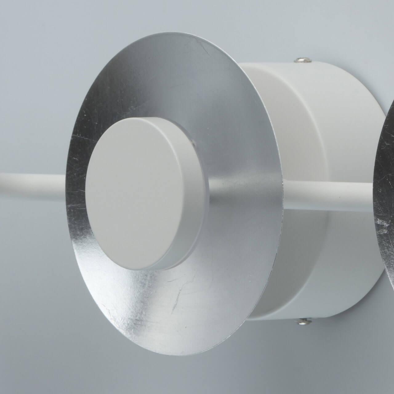 Настенно-потолочный светодиодный светильник De Markt Галатея 14 452024904 DE MARKT ГАЛАТЕЯ 14 208032 Серебро  - Вид №2