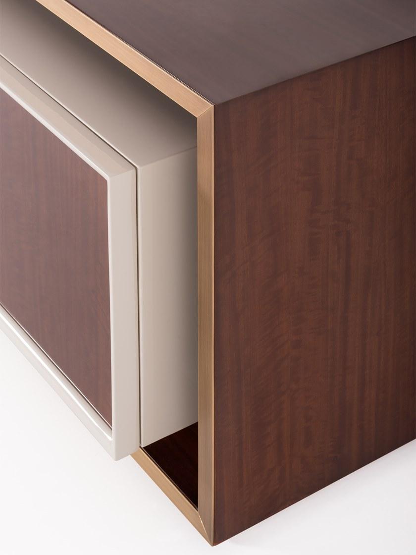 Stylish Club Тумба под телевизор с распашными дверцами из лакированного шпона Empire Scf.e02 - Вид №1