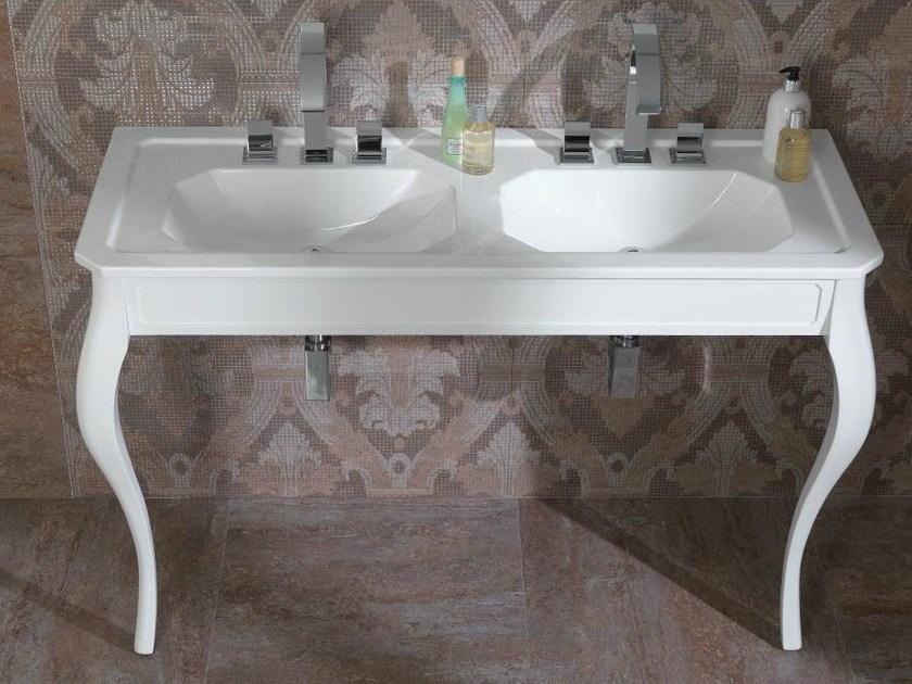 NOKEN Умывальник с двойной консолью с переливом Imagine 100137958 - Вид №1