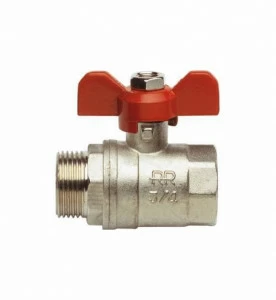 Кран шаровый 3/4 RR_гш бабочка 365МF 365МF