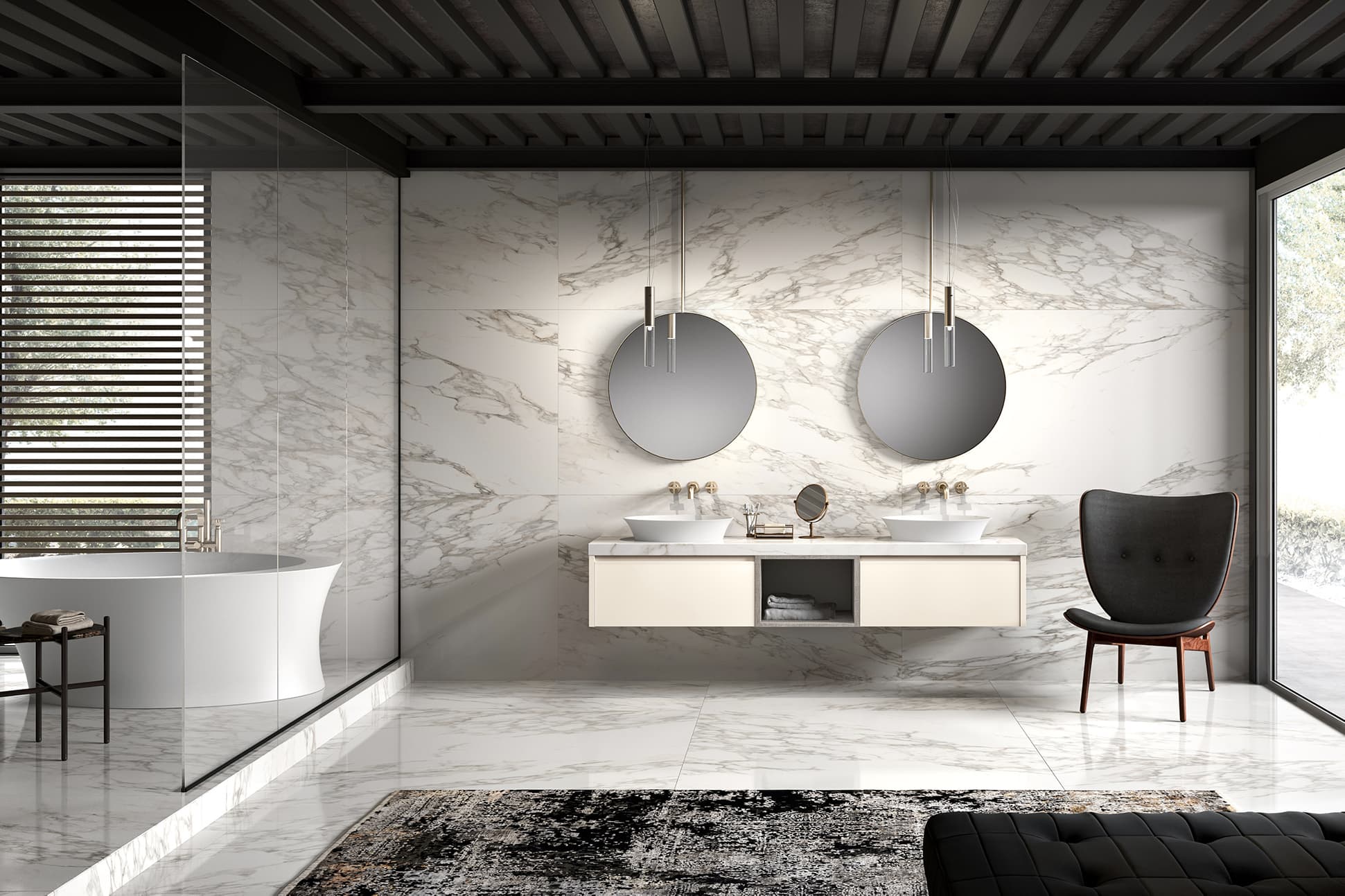 Round Mastella  Mirrors & lights  - Вид №1