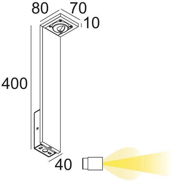 Delta Light Светодиодный металлический столбик Elbo sun-id-1439547 - Вид №15