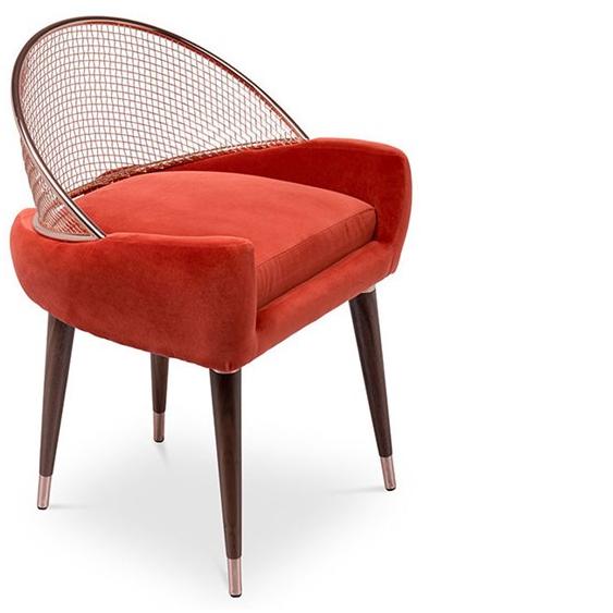 Essential Home Стул из ткани с подлокотниками sun-id-1373376 - Вид №1