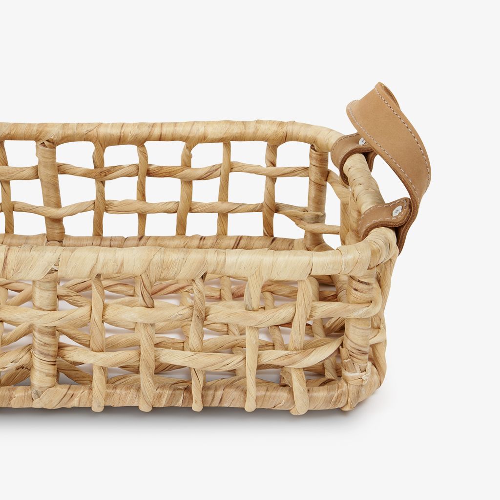 WWBA01 Маленькая прямоугольная корзина из гиацинта Waterworks  - Вид №1