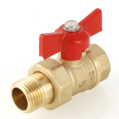 VT.127.G.04 Кран шаровой «СТАНДАРТ» с полусгоном Valtec 1/2"  - Вид №7