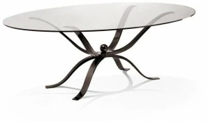 Cantori Овальный стеклянный стол