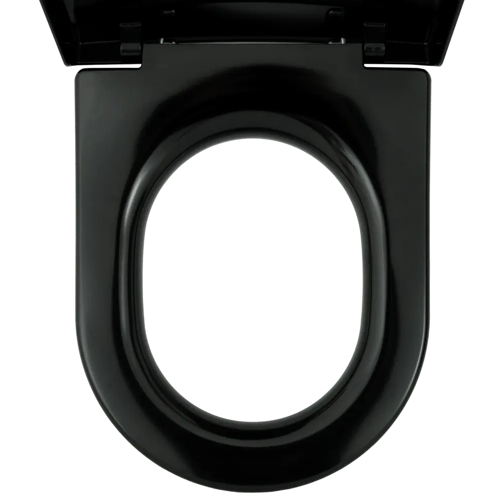 82150236 Сиденье для унитаза Berges Wasserhaus Uno So Black дюропласт микролифт цвет чёрный STLM-0971613 - Вид №4