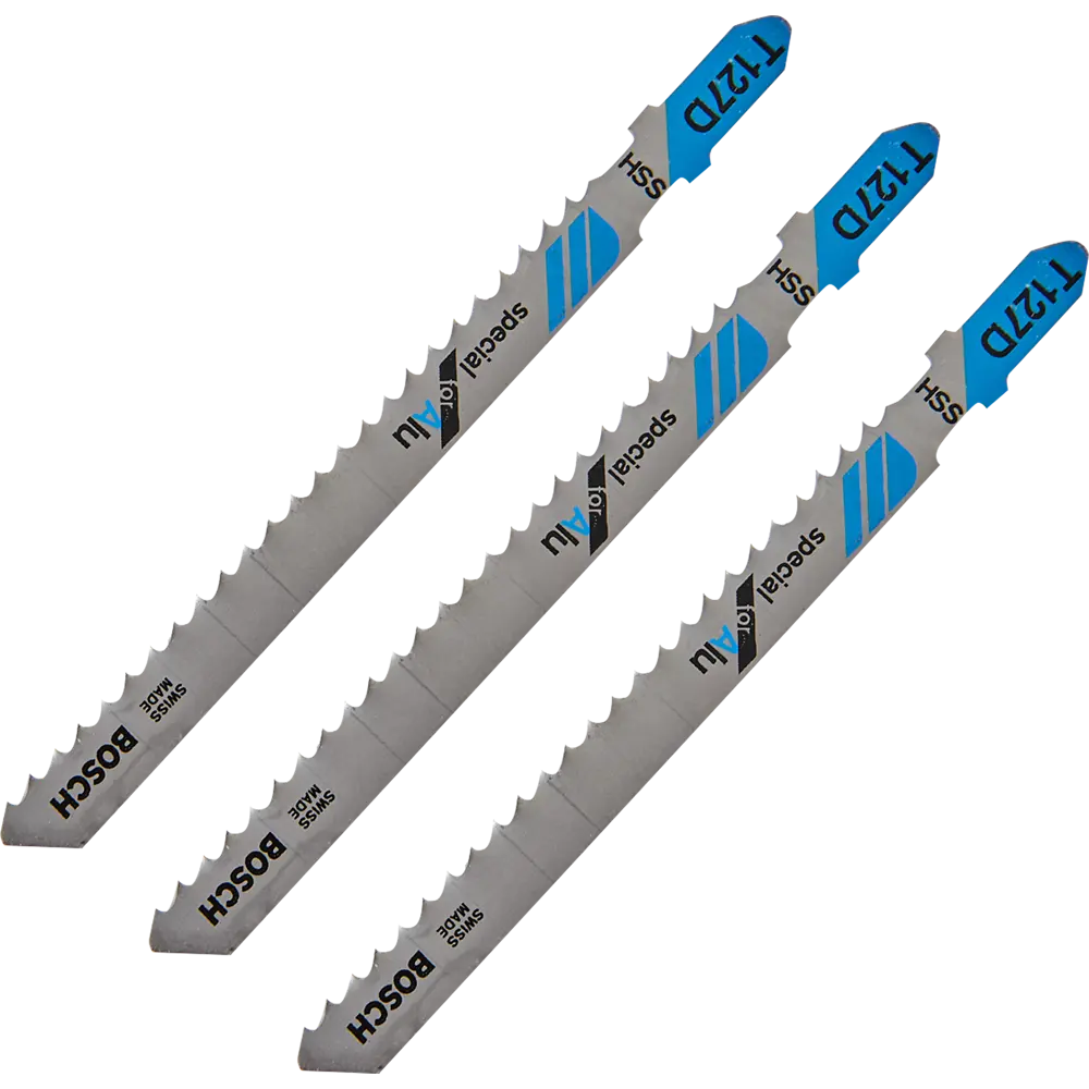 Пилка для электролобзика по металлу Bosch T127D чистый рез, 3 шт BOSCH PROFESSIONAL STLM-2101810