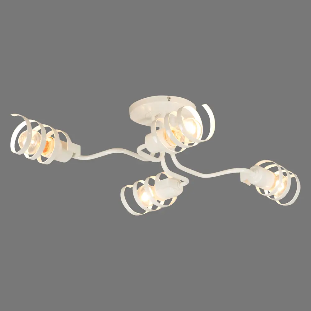 Люстра Фаэтон 4хЕ27х60 Вт цвет белый СВЕТУС STLM-2182018 - Вид №1