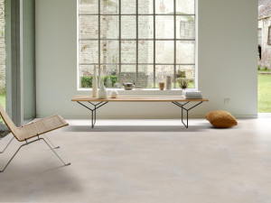 Противоскользящий виниловый пол с эффектом цемента