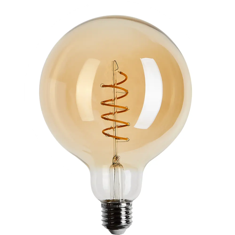 Декоративная филаментная лампа Voltega G125 тонированная 4Вт E27 ретро-стиль 89345984 STLM-0921217 - Вид №2