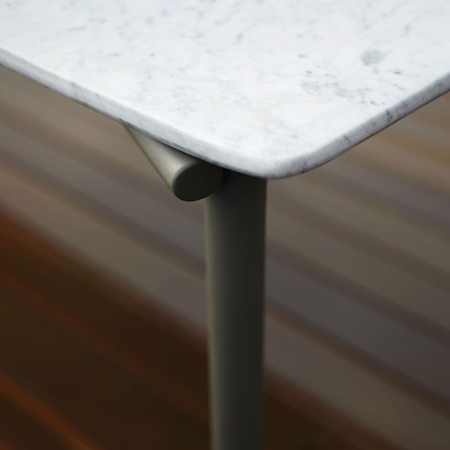 Прямоугольный обеденный стол с мраморной или керамической столешницей JANUS et Cie Anatra ARCH-00063931 - Вид №5