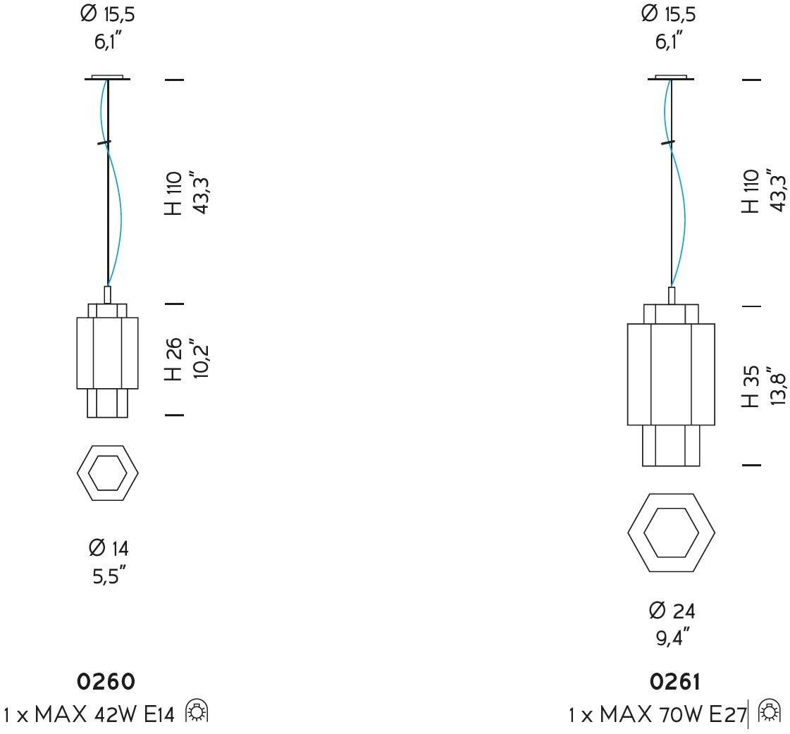 Sylcom Подвесной светильник из стекла Casa blanca 0260/0261 - Вид №3