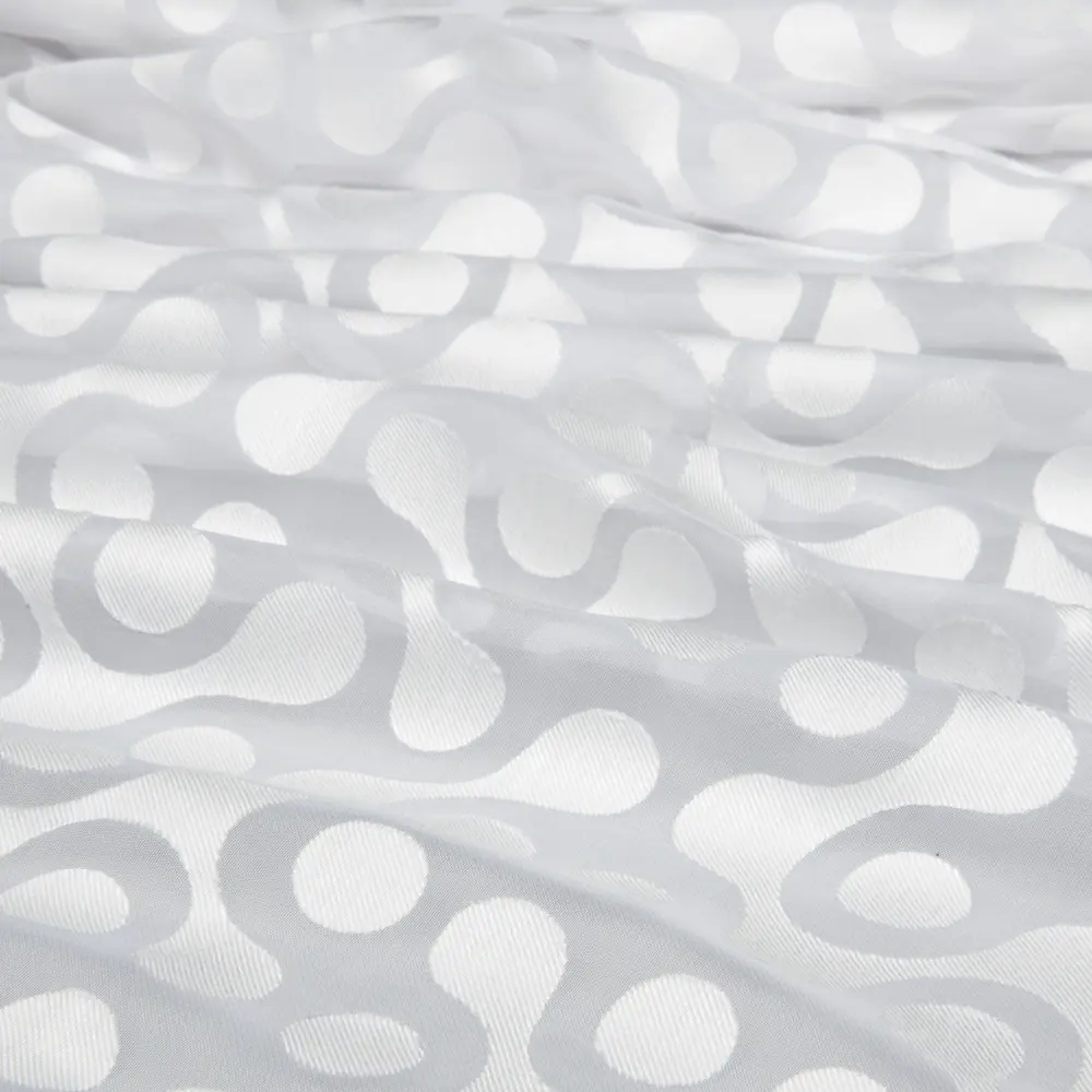 Тюль на ленте «Орнамент», 250x280 см, орнамент, цвет белый GARDEN STLM-2117511 - Вид №2