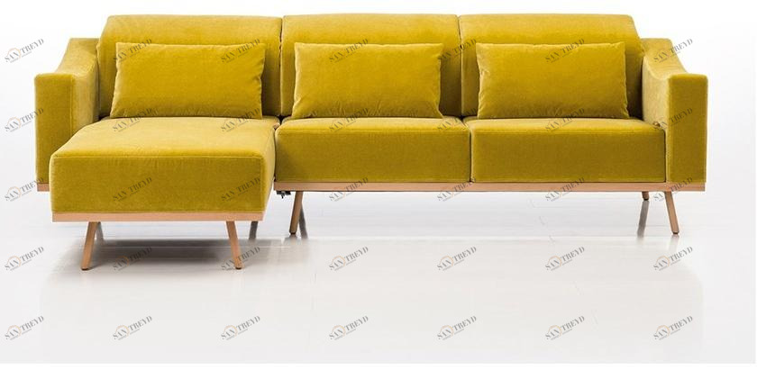 brühl Диван из ткани с шезлонгом Deep space sun-id-1352132