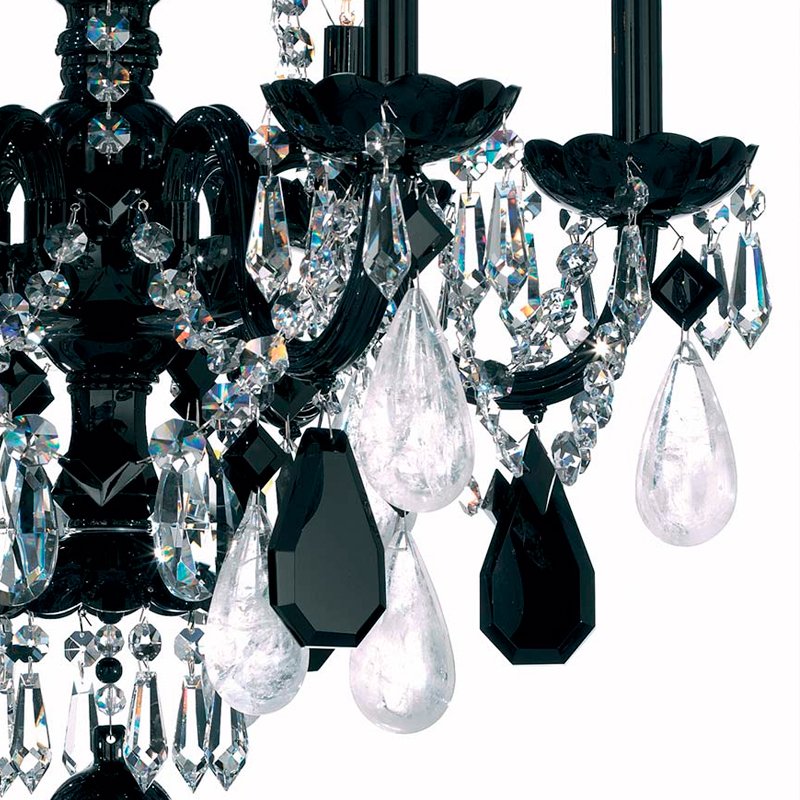 Люстра 5535 BK от Schonbek черная SCHONBEK ДИЗАЙНЕРСКИЕ 246683 Черный  - Вид №1