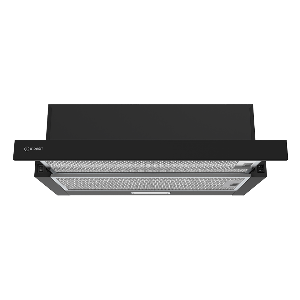 9279002 Вытяжка телескопическая Indesit INT 64R BL черный/черный STDN-0115918