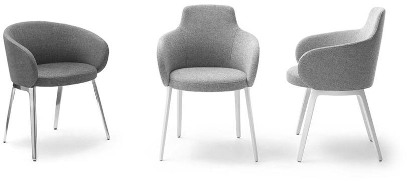 COR Стул с обивкой и подлокотниками Roc sun-id-1447438 - Вид №1