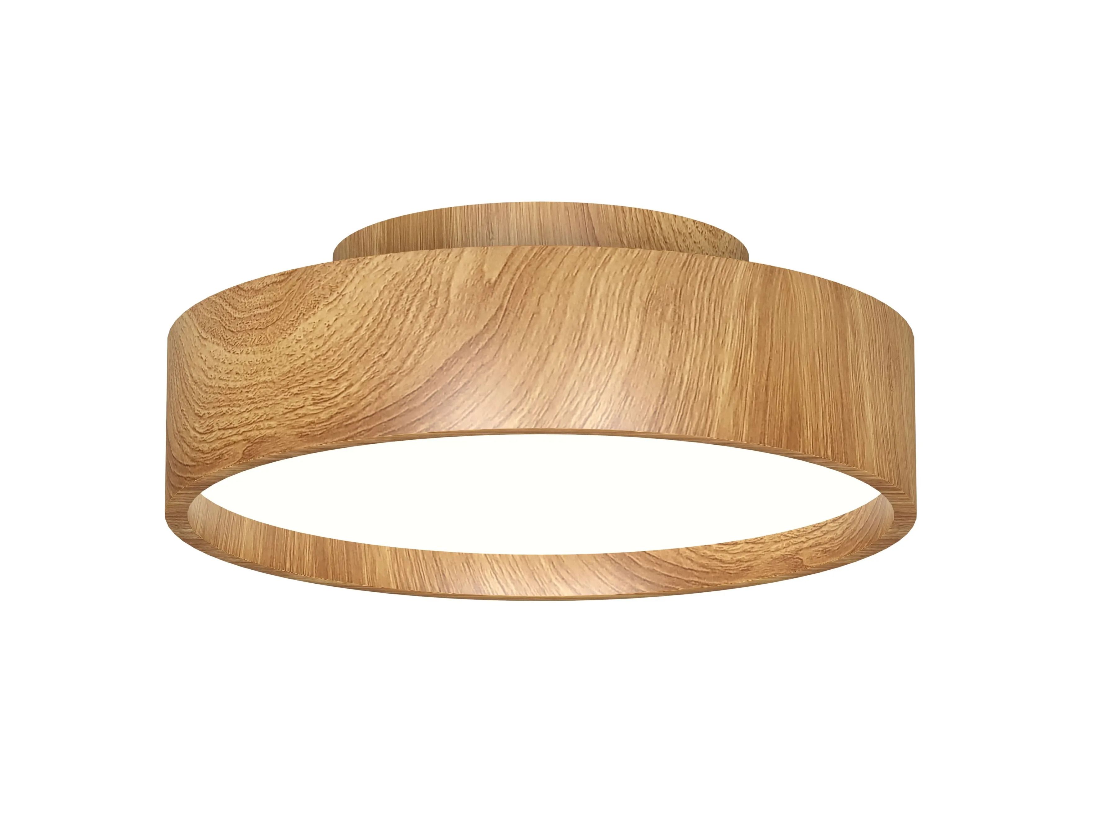 Светодиодный потолочный светильник с эффектом дерева Valaisin Grönlund дуб ARCH-00108585 - Вид №1