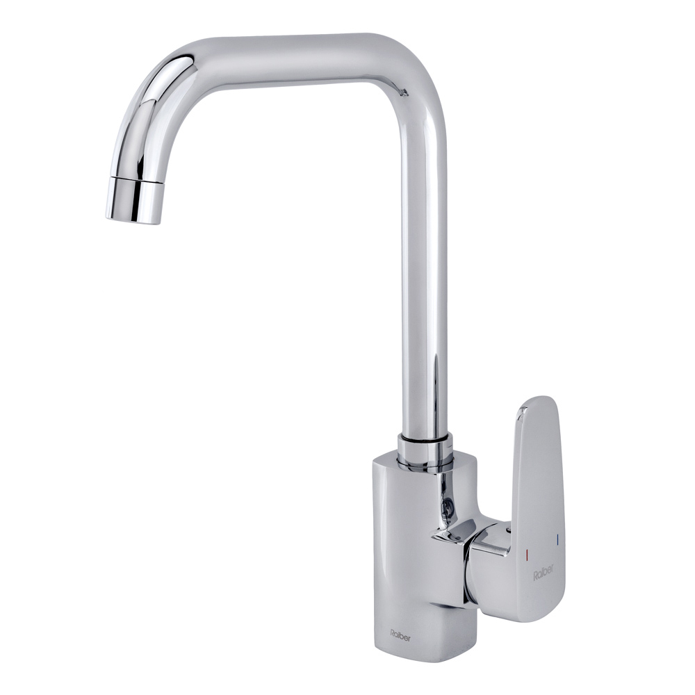 R6004 Смеситель для кухни однорычажный, боковой Raiber Quattro
