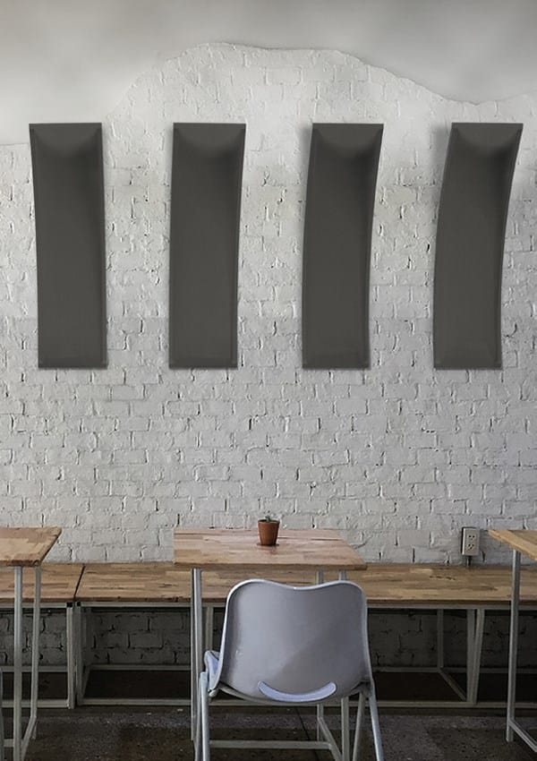 Термоформованная стеновая звукопоглощающая мономатериальная панель Slalom ECOrange ARCH-00103875 - Вид №6