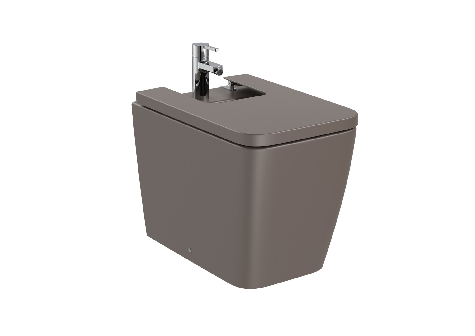 AZ57531660 SQUARE - Биде пристенный с мягкой крышкой ROCA Inspira 