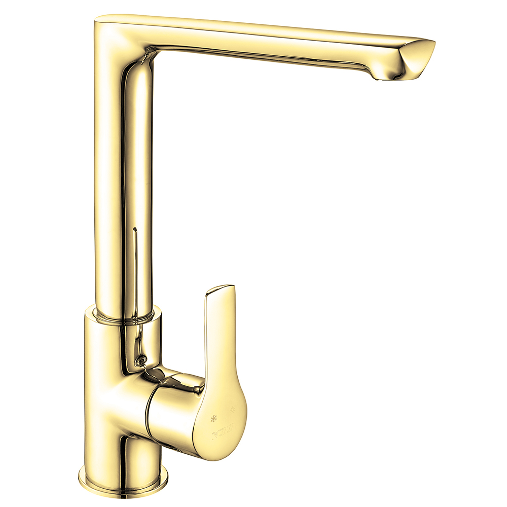 102818043  Смеситель для раковины Luna - золотой вид Eca  - Вид №1