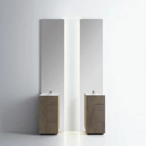 Комбинация ванной комнаты T102 в отделке FULL 41 Milltek/Arena MILLDUE TOUCH