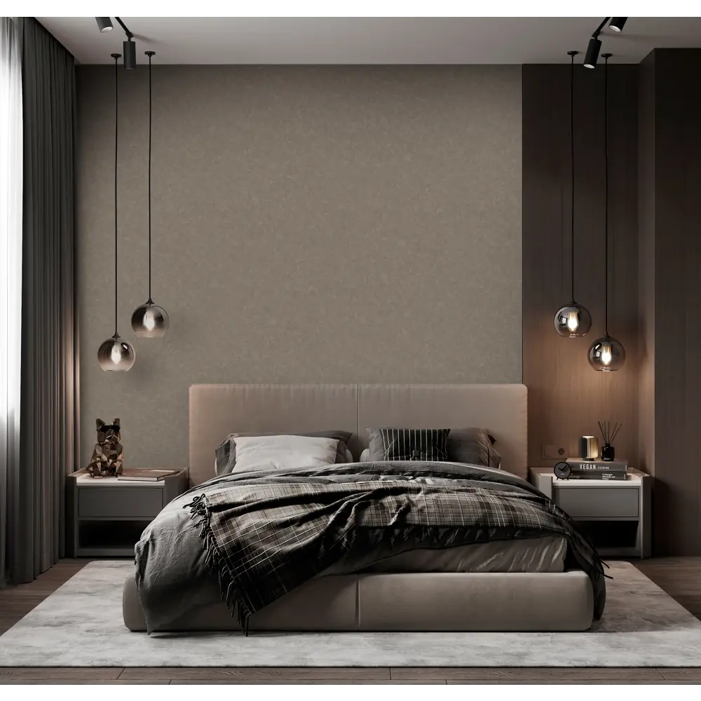 Обои флизелиновые Wallsecret Hypnotic графитовые 1.06 м 8963-16 89389727 STLM-2085815 - Вид №4