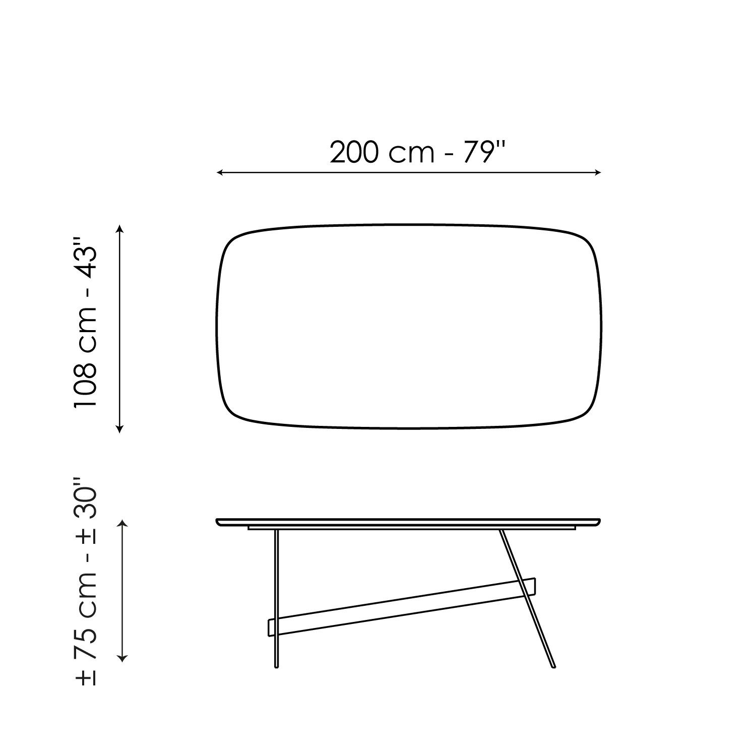 Прямоугольный стол BONALDO Slot ARCH-00107805 - Вид №3