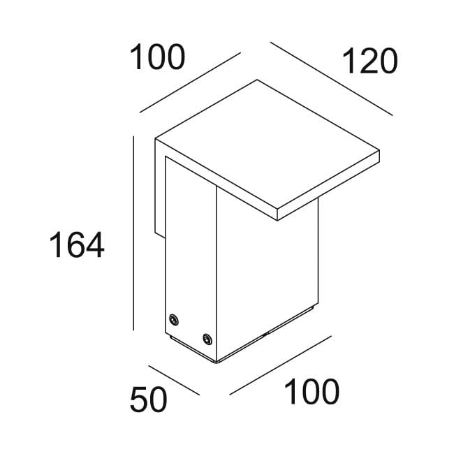 Металлический светодиодный световой столб Deltalight OBLIX S ARCH-00001466 - Вид №4