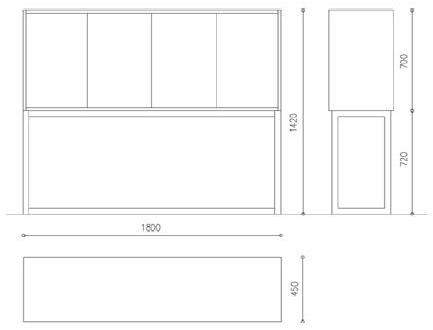 COLLI CASA Лакированный буфет с распашными дверцами Milano sun-id-1473893 - Вид №8