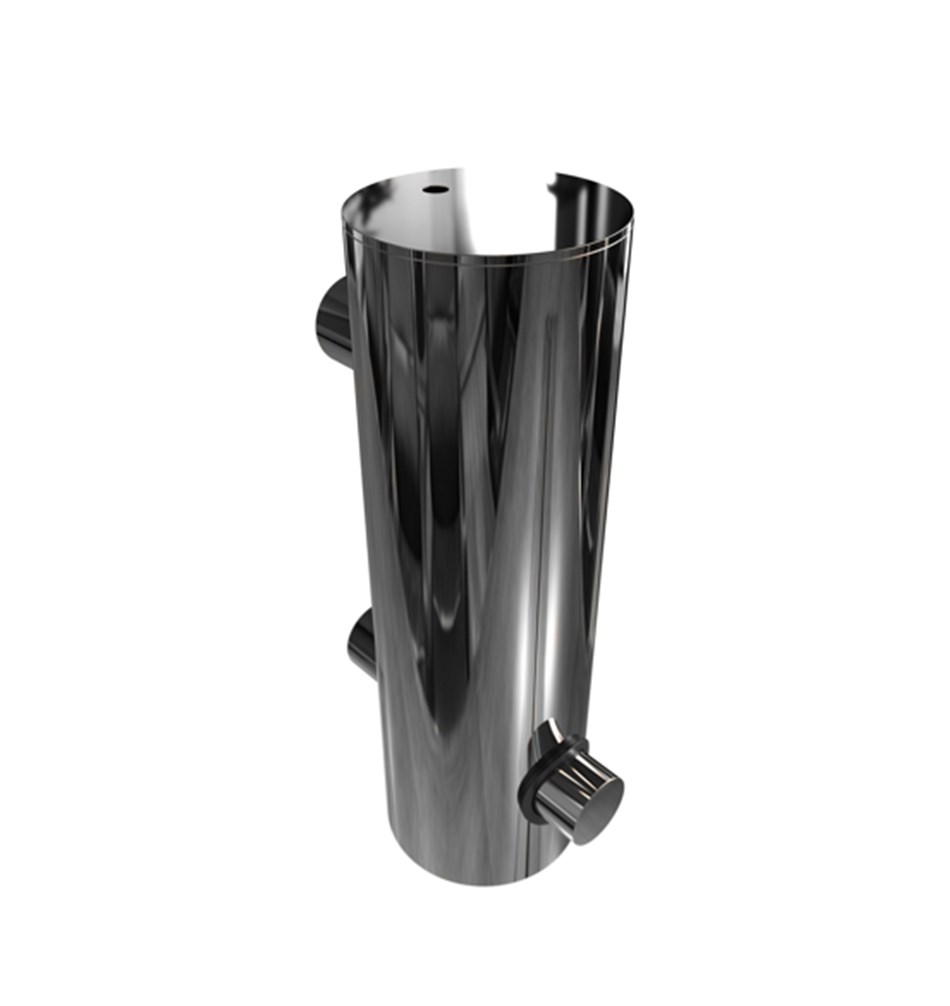 FROST Дозатор для мыла 3, стенка » полированная. Нержавеющая сталь Полированный O1939  - Вид №6