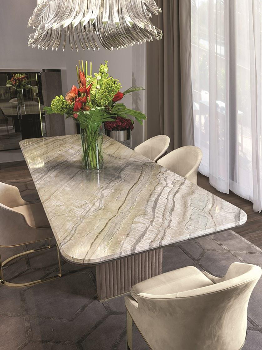 Longhi Прямоугольный мраморный стол Loveluxe 2017 – essence collection U 165 - Вид №3