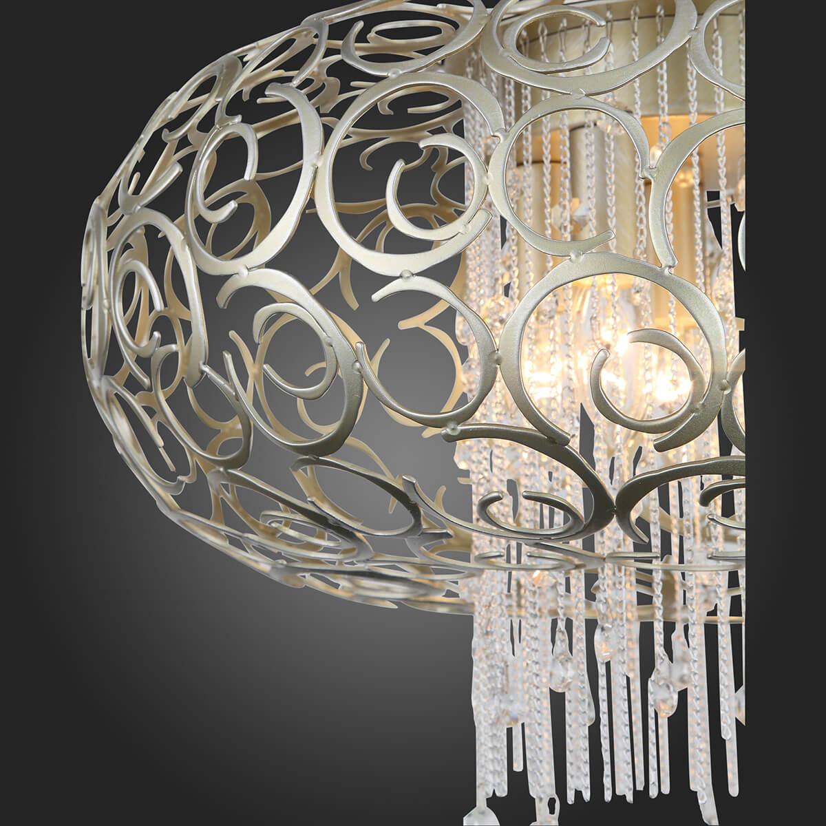Люстра хрустальная подвесная бежевая ST Luce Dolcima SL1101.203.05 ST LUCE ДИЗАЙНЕРСКИЕ, DOLCIMA 00-3834389 Бежевый;прозрачный  - Вид №2
