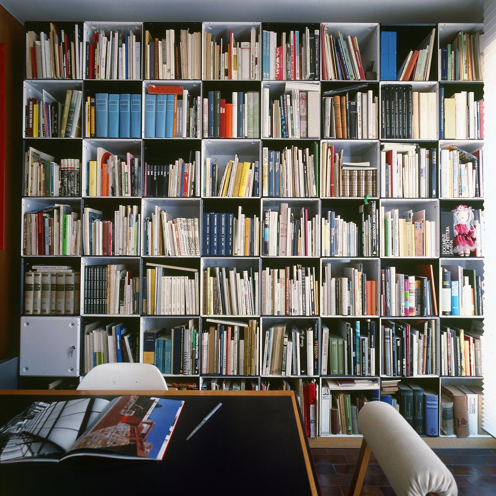 Алюминиевый модульный офисный книжный шкаф Martinelli Luce BOX ARCH-00042789 - Вид №3