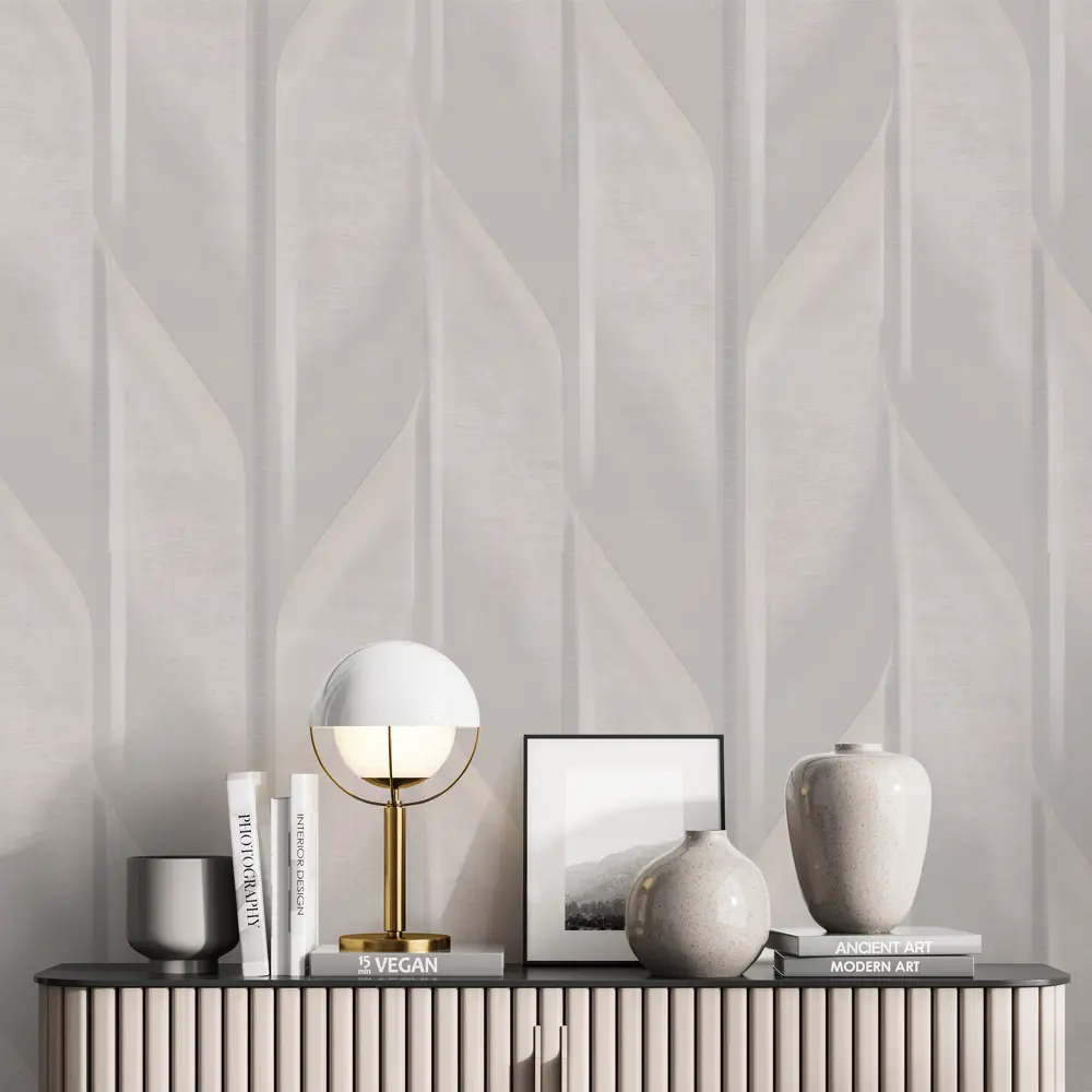 Обои флизелиновые Артекс Наоми серые 1.06 м 89428474 STLM-1579211 - Вид №4