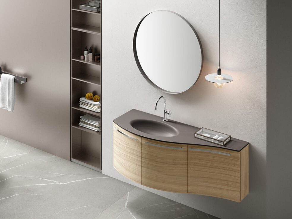 Деревянный умывальник с зеркалом ARCOM Поллок ARCH-00080928